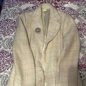 Banana Republic Tweed Lined Coat